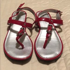 Red Bandolino Sandals